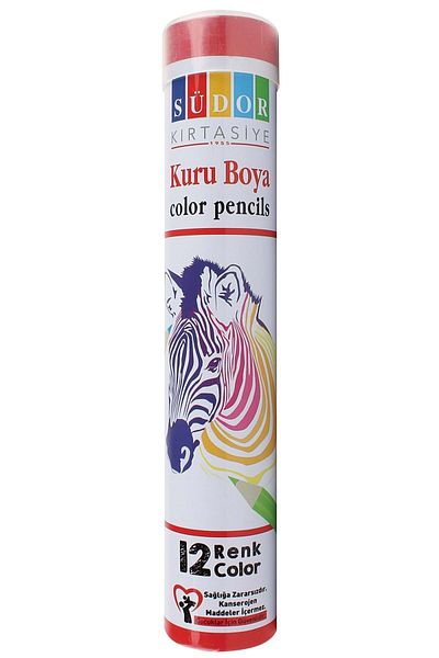 Südor 12-Piece Curry Colored Pencil Set - Tin Box
