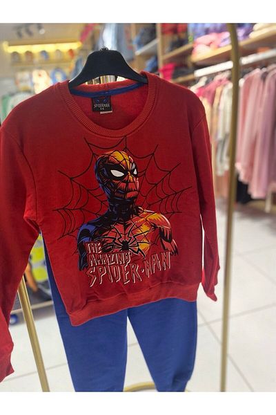 TİJK Boy's Spiderman Tracksuit Set