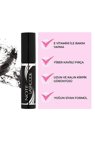 NOTE Lash Code Length and Curling Effect Mascara - Black
