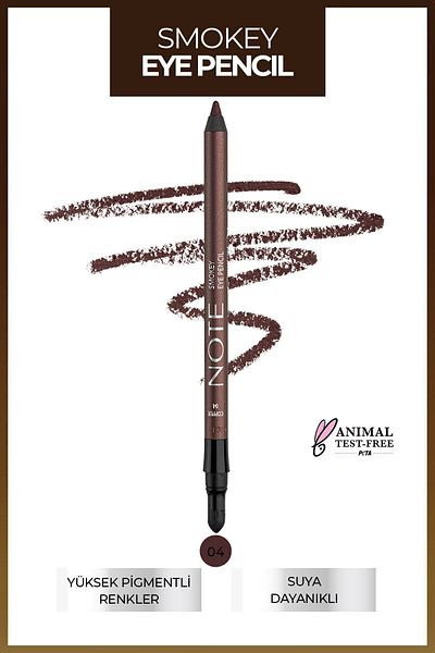 NOTE Water Resistant Smokey Eye Pencil - 04 Copper Eye Pencil with Applicator