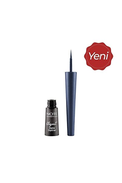 NOTE Elegant Matte Dipliner Waterproof Suya Dayanıklı - 03 Navy Blue - Mavi