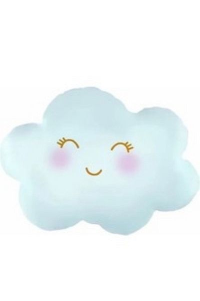 Çemrek Süs Parti Blue Cloud Foil Balloon 75 cm
