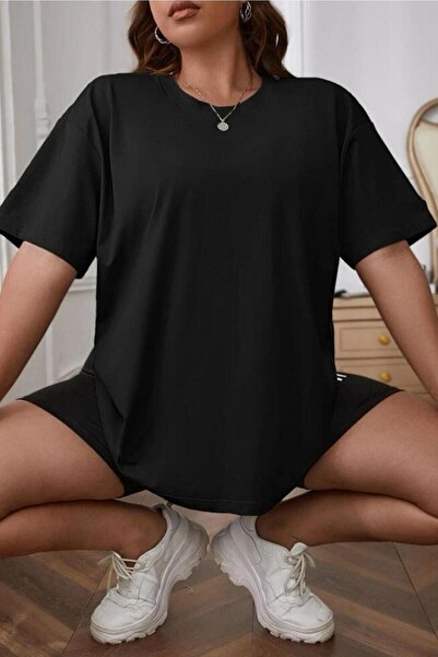 Tarzsokak Tricou casual de vară pentru femei Crew Neck