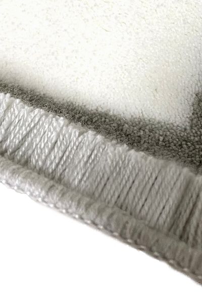 Chilai Home Γκρι χαλί μπάνιου 70x120 cm - Αντιολισθητική βάση και ακρυλικό που πλένεται