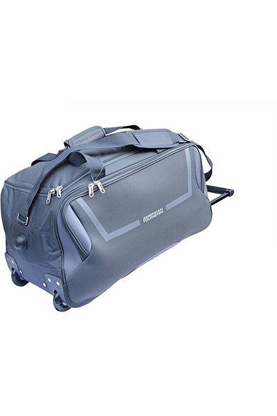 American Tourister AmericanTouristerCosmoDuffleBag55cm/20inch,Polyester,Grey|SpaciousInterior|SportsBag