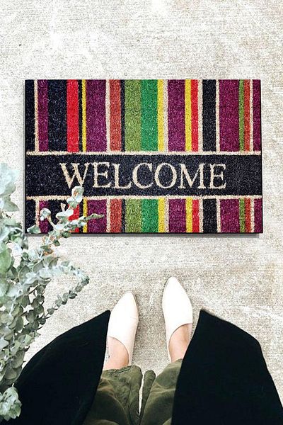 Chilai Home Tonos Color Special Design Indoor and Exterior PVC Door Mat