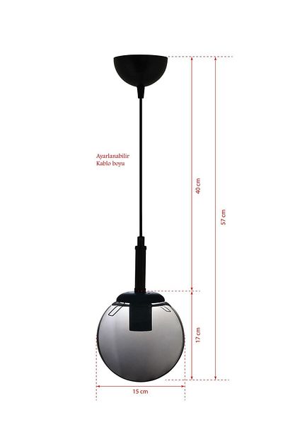 DEDE Single Pelota Pendant Lamp Chandelier Decorative Object