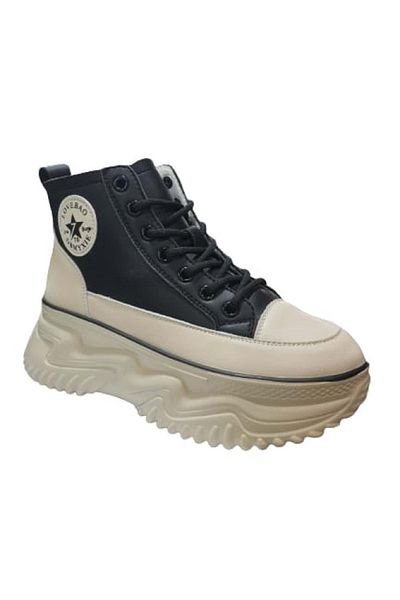 NORT OF WILD Gınza 23Kz - Women's Black Thick Sole Sneakers - St01056-37