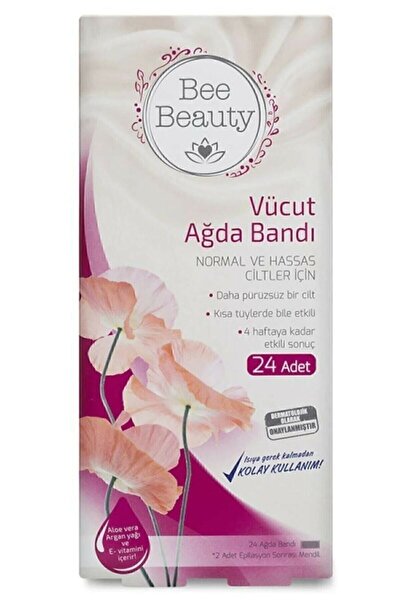 Bee Beauty Vücut Ağda Bandı 24'lü
