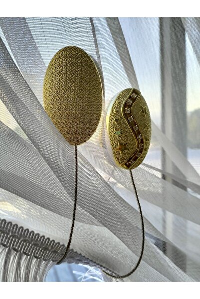 Butik Suport decorativ pentru perdea magnetică - Cataramă și zăvor