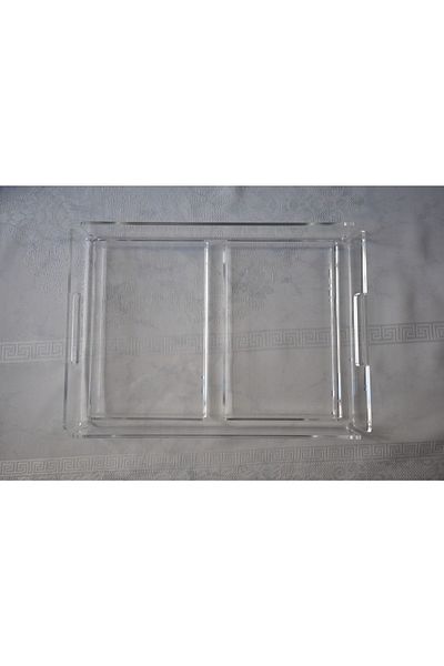 SeHa Design Seha Plexiglass Tray - 1 Piece 5mm Transparent Presentation Tray with 2 Pieces 45Cmx55Cm Plexiglass