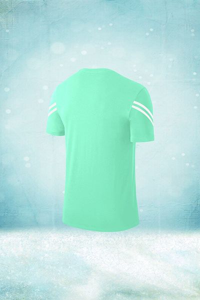 POSEIDON STORM Ανδρικό Water Green Dri-fit ύφασμα Crew Neck Sportsman Casual T-shirt S-3xl