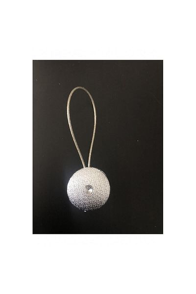 PAOSS Accesoriu de retractare a zăvorului pentru perdea magnetică rotundă argintie