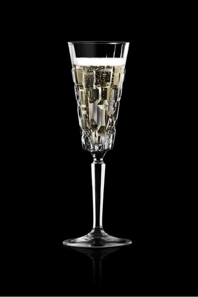 RCR Etna 6'lı Flüt Kadeh Seti 190 ml