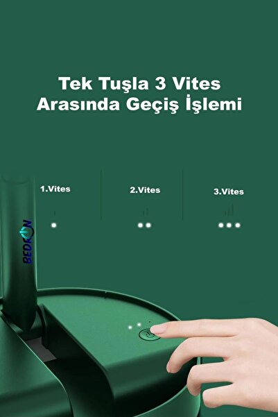 Everest Vantilatör Fan Katlanabilir Taşınabilir Şarjlı 3 Kademe Fan Soğutucu Masaüstü