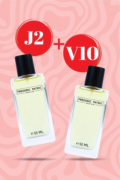 Frederic Patric J-2 Edp 50 Ml Kadın Parfüm + V-10 Edp 50 Ml Kadın Parfümü Seti