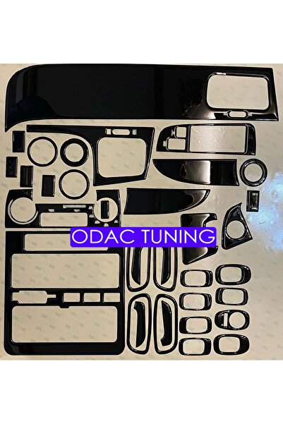 ODAC TUNING تويوتا كارينا E - مجموعة حواف بيانو سوداء سوداء