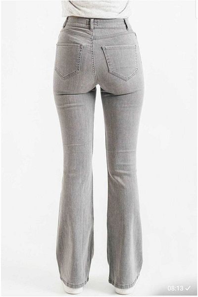 DRC trend Gray Spanish Lycra High Waist Denim Jeans