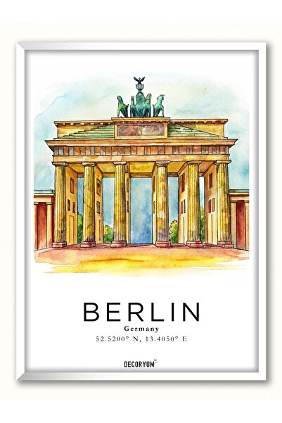 Berlin, Germany Poster Duvar Tablosu (Çerçeveli / Çerçevesiz)