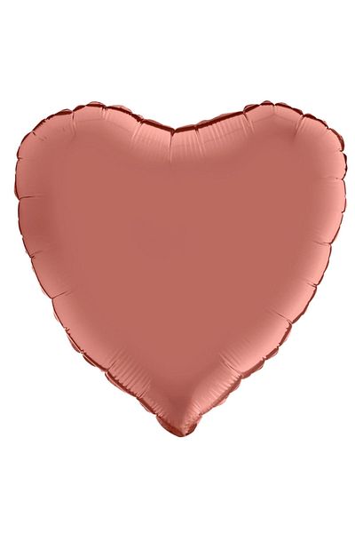 Öztürkpartievi Retro Satin Heart Foil Balloon