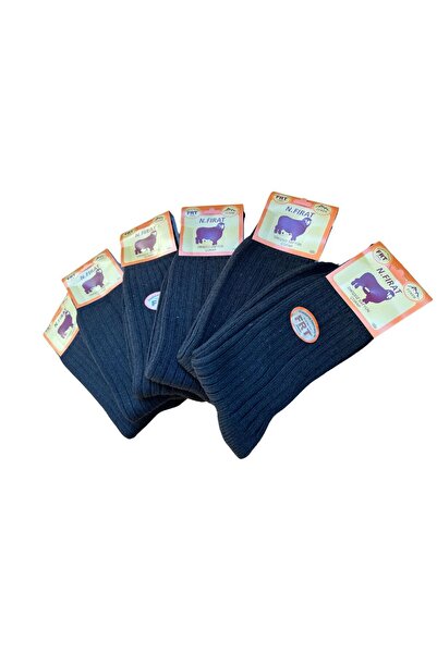 FIRAT جوارب شتوية من الصوف العادي من فرات، 6 أزواج