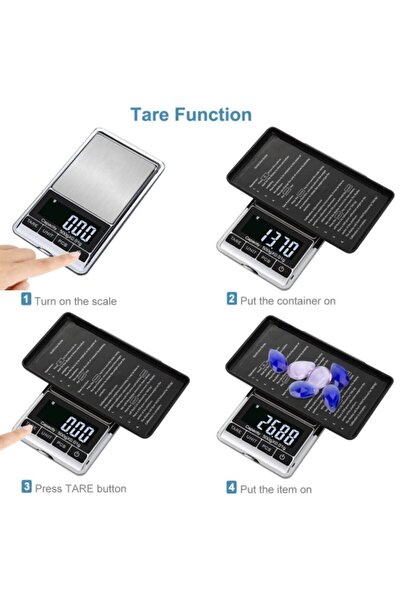 Brader 500gr 0.01 Tam Hassas Terazi Eczane Kuyumcu Modeli