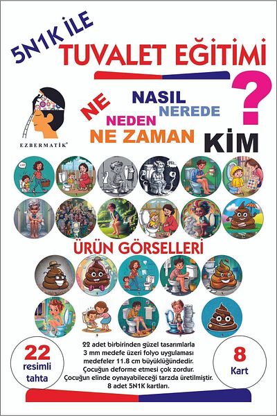 EZBERMATİK New Generation Toilet Training Assistant - 5N1K Material