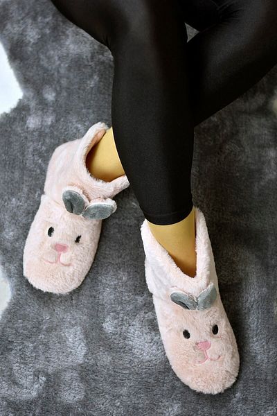 STOCON Animal Figured Γυναικείες Παντόφλες - Rabbit Home Boots