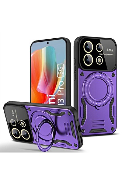 Rivor Redmi Note 13 Pro 5G & Poco X6 5G Uyumlu Kılıf Kamera Korumalı Magsafe ...
