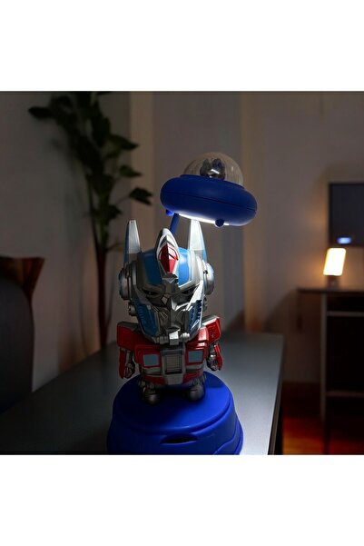 CAVAŞ sun hat Transformers Optimus Prime Şarjlı Masa Lambası Ve Kalem Tıraş