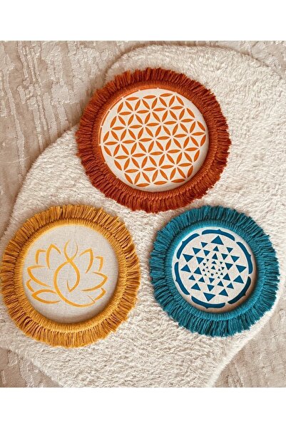 Aylak Tasarım Aylak Şeyler Dönüşüm Seti, Yaşam Çiçeği,sri Yantra Ve Lotus Boh...