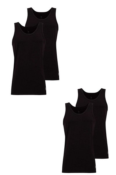 U.S. Polo Assn. 100% Cotton 4-Piece Undershirt