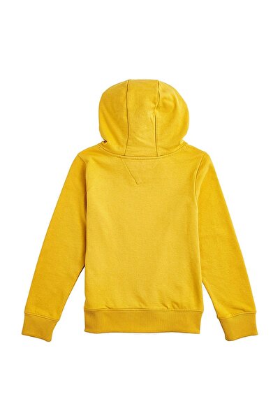 Tommy Hilfiger organik pamuk Çocuk Uniseks Essential Kapüşonlu sweatshirt