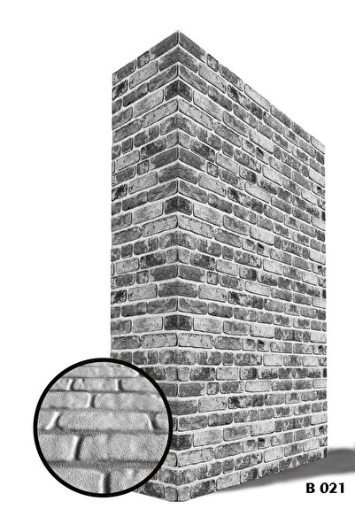 THERMOSİDİNG 10 Adet Barok Tuğla Taş Strafor Duvar Kaplama Paneli B021 100x50x2