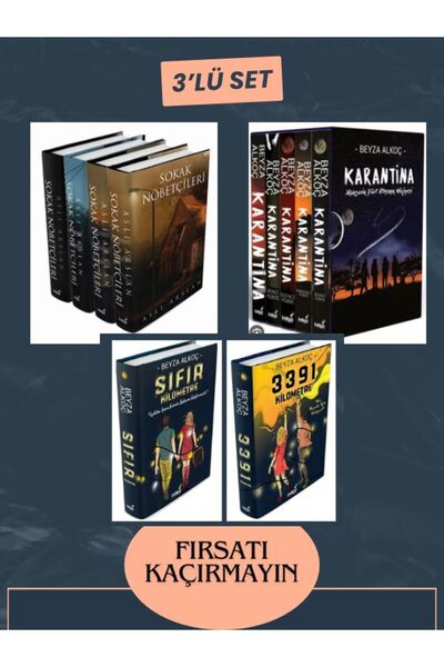 İndigo Kitap SOKAK NÖBETÇİLERİ KARANTİNA 3391-0 KM 3 LÜ SET