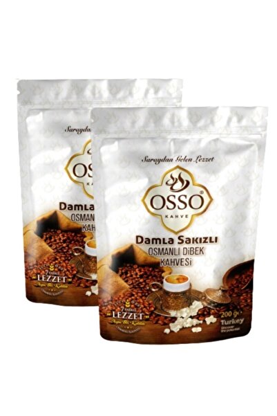 OSSO KAHVE Osso Damla Sakızlı Dibek Kahvesi 200 gr X 2 Adet