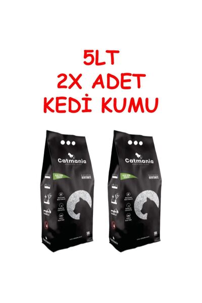 Catmania Catmanıa Kampanya Aloe Vera Kokulu 5 Lt Bentonıt 2x Adet