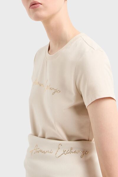 Armani Exchange Cotton Slim Fit Crew Neck T SHIRT 3DYT27 YJDTZ 1787