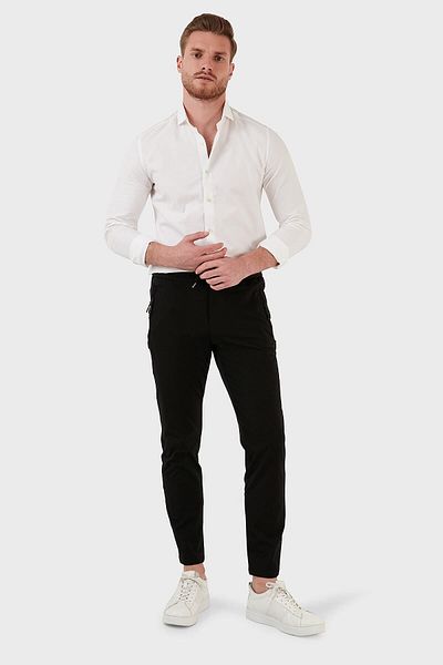 Exxe Ανδρικό παντελόνι Normal Waist Slim Fit Skinny Leg Παντελόνι 630gmp09