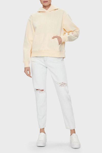 Calvin Klein Cotton High Waist Mom Fit Jeans J20J2221471AA JEANS