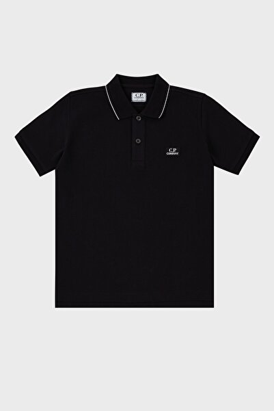 C.P. COMPANY Tricou pentru copii cu gât polo - bumbac elastic, TRIAC POLO 10C...