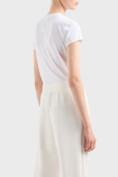 Armani Exchange Βαμβακερό μπλουζάκι με λαιμόκοψη με λεπτή εφαρμογή T SHIRT 3DYT27 YJDTZ 1000
