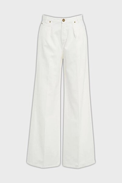 PİNKO Pinko Cotton Relaxed Fit Παντελόνι με φαρδύ πόδι ΠΑΝΤΕΛΟΝΙ 102948A1MNZ14