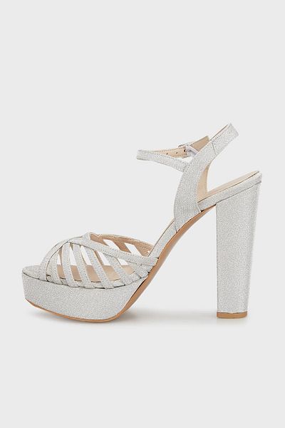Lela Platform Heeled Glitter Shoes - SHOES34718407023