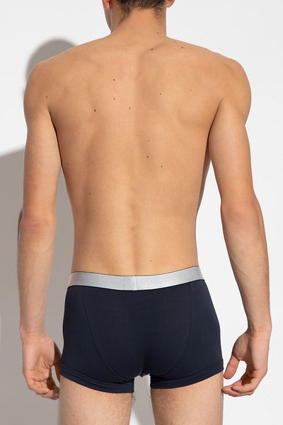 Emporio Armani Men's Woven Fabric Regular Waist Plain Model Black Boxer111357 4R726-40035