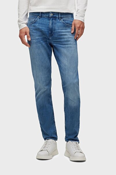 BOSS Pamuklu Normal Bel Slim Fit Pantolon Erkek Kot Pantolon 50491012 430