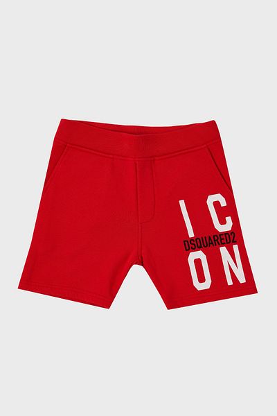 DSquared2 Pocketed Cotton Kids Shorts - DQ0250 D002Y