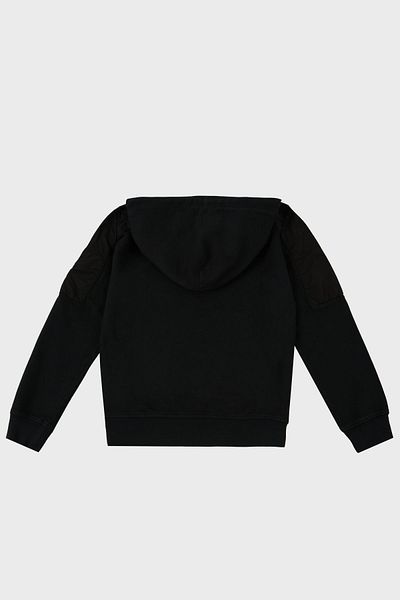 C.P. COMPANY Детски памучен суитшърт с качулка - SWEAT 10CKSS027 002246M 999
