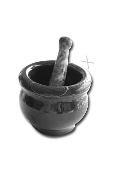 jumeax Rouen Siyah Mermer Havan