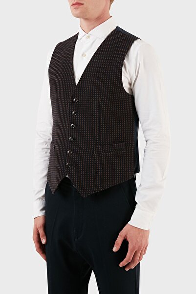 MANUEL RITZ Вовняний жилет на ґудзиках Чоловічий ЖИЛЕТ ZOX2311W507171536C88